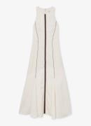 Reiss Inaya midi jurk in linnenblend