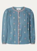 ba&sh Daphne blouse met borduring