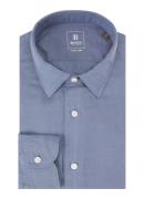 Boggi Milano Regular fit overhemd in linnenblend