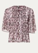 French Connection Elyse semi-transparante blouse met bloemenprint