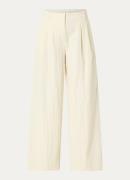 MSCH Copenhagen Blase Edelmira high waist wide fit pantalon met steekz...