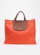 Longchamp Cabas Longchamp shopper L met leren details