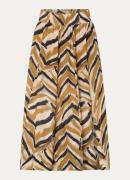 Claudia Sträter Maxi rok met grafische print