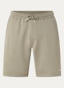 Airforce Straight fit korte joggingbroek van biologisch katoen met log...