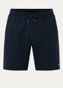 Airforce Straight fit korte joggingbroek van biologisch katoen met log...