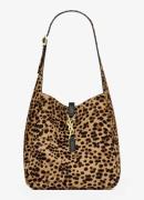 Saint Laurent Le 5 À 7 Supple Small shopper van kalfsleer met ponyhair