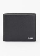 BOSS Zair Trifold portemonnee van leer met logo