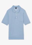 Reiss Nelson slim fit polo met borstzak