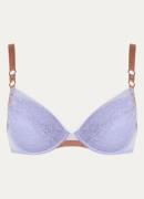 Sarda Lovelace beugel bh van mesh met borduring