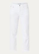 OPUS Melly high waist straight leg cropped jeans met gekleurde wassing