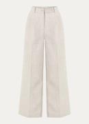 Modström Kiera high waist wide fit pantalon met steekzakken