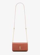 Saint Laurent Cassandre crossbody telefoonhoes van lakleer