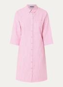 River Woods Mini blousejurk met streepprint en borstzak