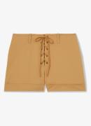 Reiss Clement high waist korte broek met rijgdetail