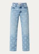 Fabienne Chapot Marie high waist straight leg jeans met steekzakken