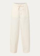 Selected Femme Juma high waist straight fit broek in biologische katoe...