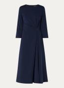 MaxMara Balenio midi jurk in lyocellblend met plooidetail