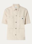 Carhartt WIP Blouse in linnenblend met opgestikte zakken