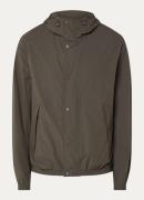 Armani Blouson jack met capuchon en steekzakken