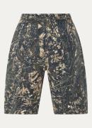 Diesel P-Opwik-C straight fit korte broek met camouflage print