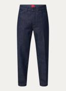 HUGO 838/1 straight leg jeans met donkere wassing