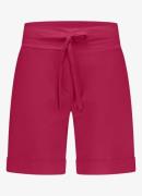 Studio Anneloes City mid waist straight fit korte broek met steekzakke...