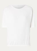 OPUS Somfu T-shirt met structuur