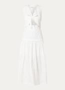 Sandro Maxi jurk met gestrikt detail