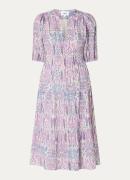 ba&sh Panissa midi tuniekjurk met print