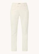 Mos Mosh MMEllen mid waist straight fit cropped chino met steekzakken