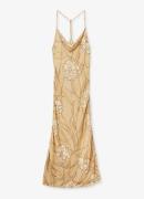 Reiss Rochelle maxi jurk van satijn met bloemenprint