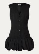 Sandro Mini jurk met V-hals