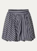 Sandro Minirok met streepprint en strass