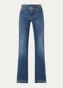 Liu Jo Mid waist flared jeans met medium wassing