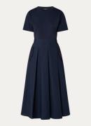 MaxMara Gommoso midi jurk met ronde hals