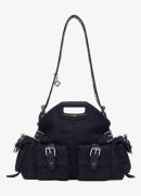 Maje Miss M schoudertas van denim