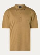 Strellson Erik regular fit polo met gemêleerd dessin