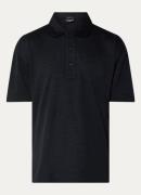 Strellson Erik regular fit polo met gemêleerd dessin