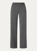 Pennyblack Ristoro high waist wide fit pantalon met visgraatdessin