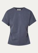 Modström Pataya t-shirt van katoen met siernaad