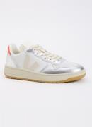 Veja V-10 sneaker van leer met metallic finish