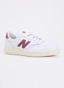 New Balance T500 sneaker van leer