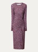 Isabel Marant Jelina midi jurk met bloemenprint