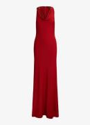 Ralph Lauren Maxi jurk met watervalhals