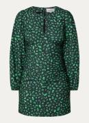 Fabienne Chapot Maartje mini jurk met cut-out detail en print
