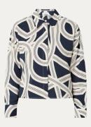 OPUS Famena blouse met print