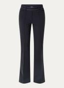 Gardeur Zilla high waist slim fit broek met steekzakken