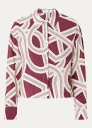 OPUS Famena blouse met print