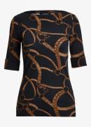 Ralph Lauren Top met boothals en print