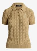 Ralph Lauren Kabelgebreide polo met logoborduring